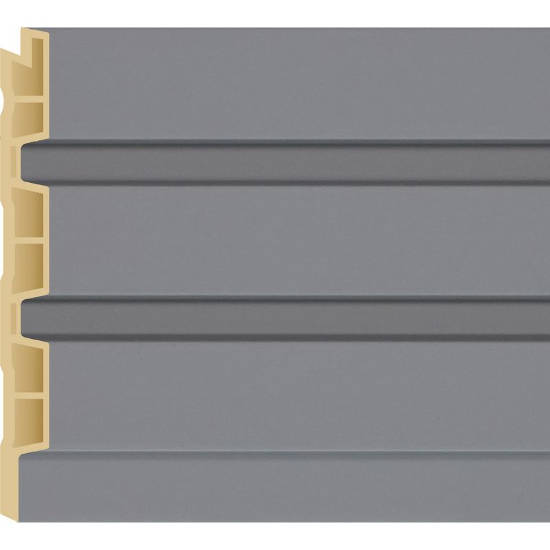 HOLZTEK - Wall Panel WPC Taupe 240x12.2cm 0.28m2 - Venta por Unidad
