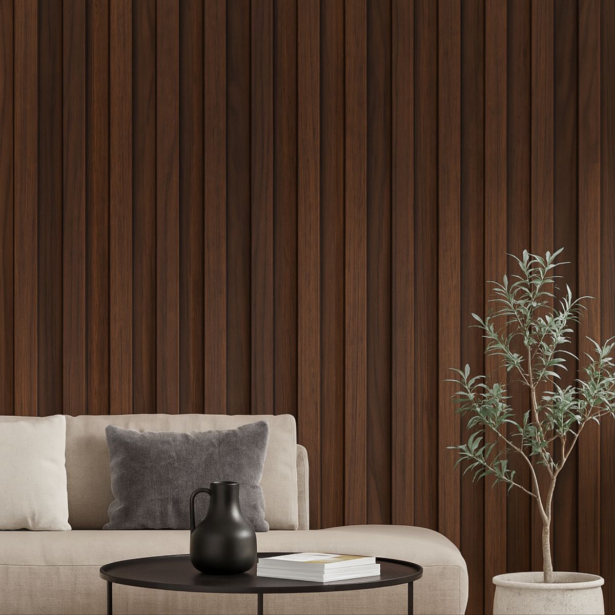 HOLZTEK - WallPanel WPC Café 16.8x240 cm 0.39m2 Café Oscuro