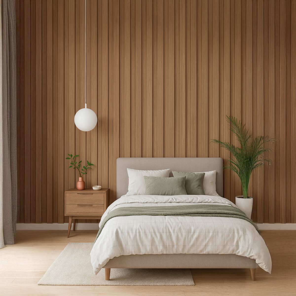 HOLZTEK - Wall Panel WPC Café Claro 240x16.8cm 0.39m2 - Venta por Unidad