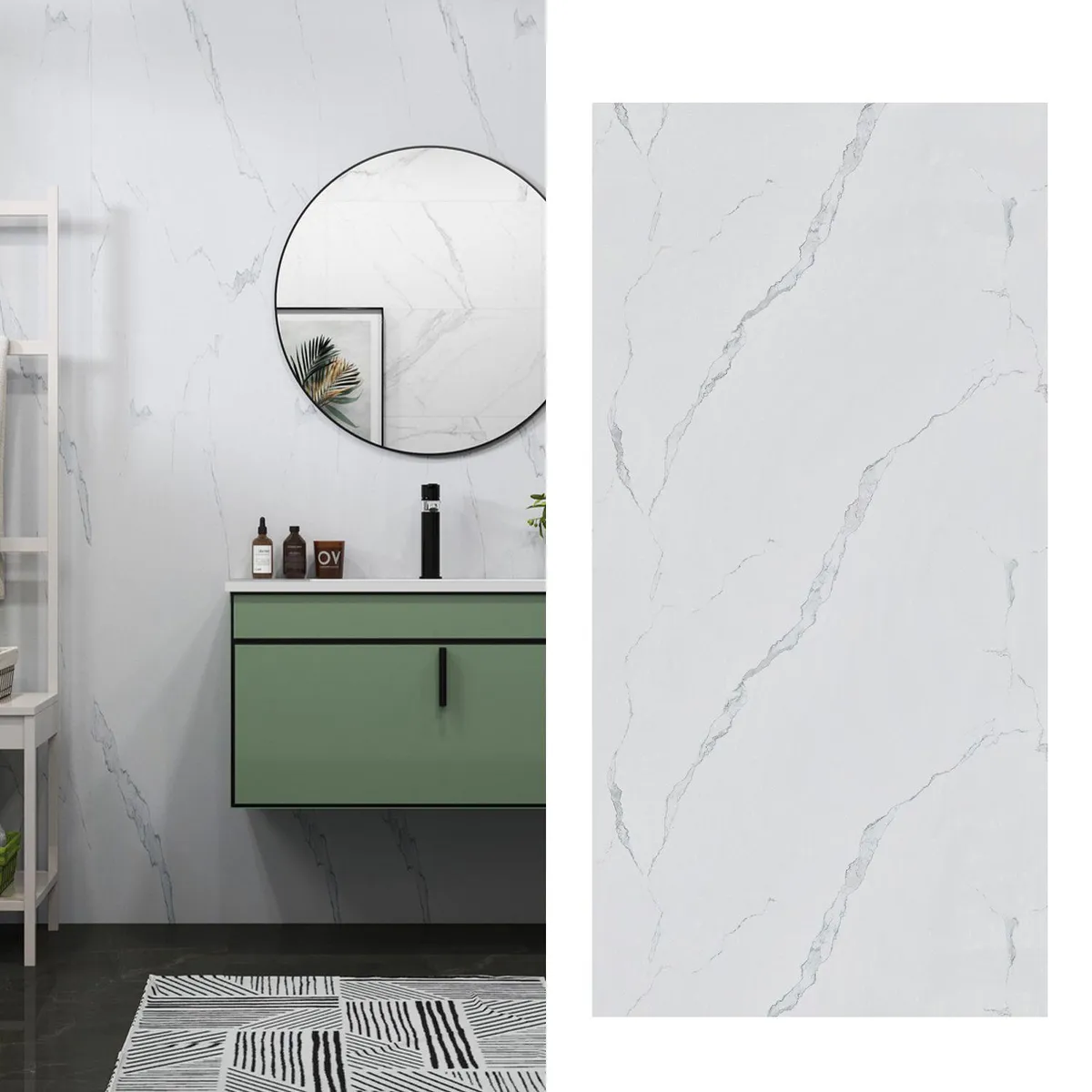 HOLZTEK - Panel SPC Calacata 3mm 240x120xcm 2.88m2 - Venta por Unidad