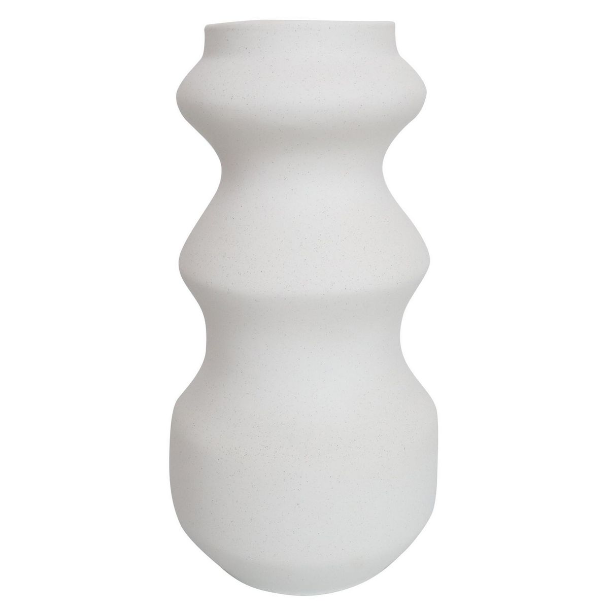 JUST HOME COLLECTION - Florero de Cerámica Blanco 25.7cm