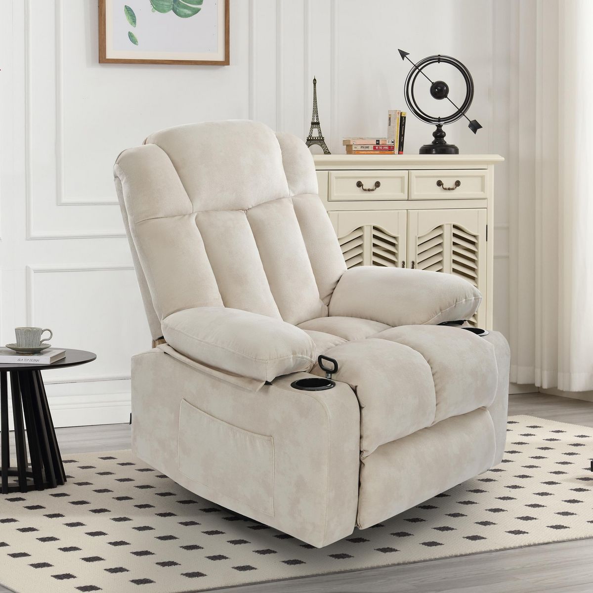 JUST HOME COLLECTION - Sofá Berger Telsiai Mecedor Giratorio