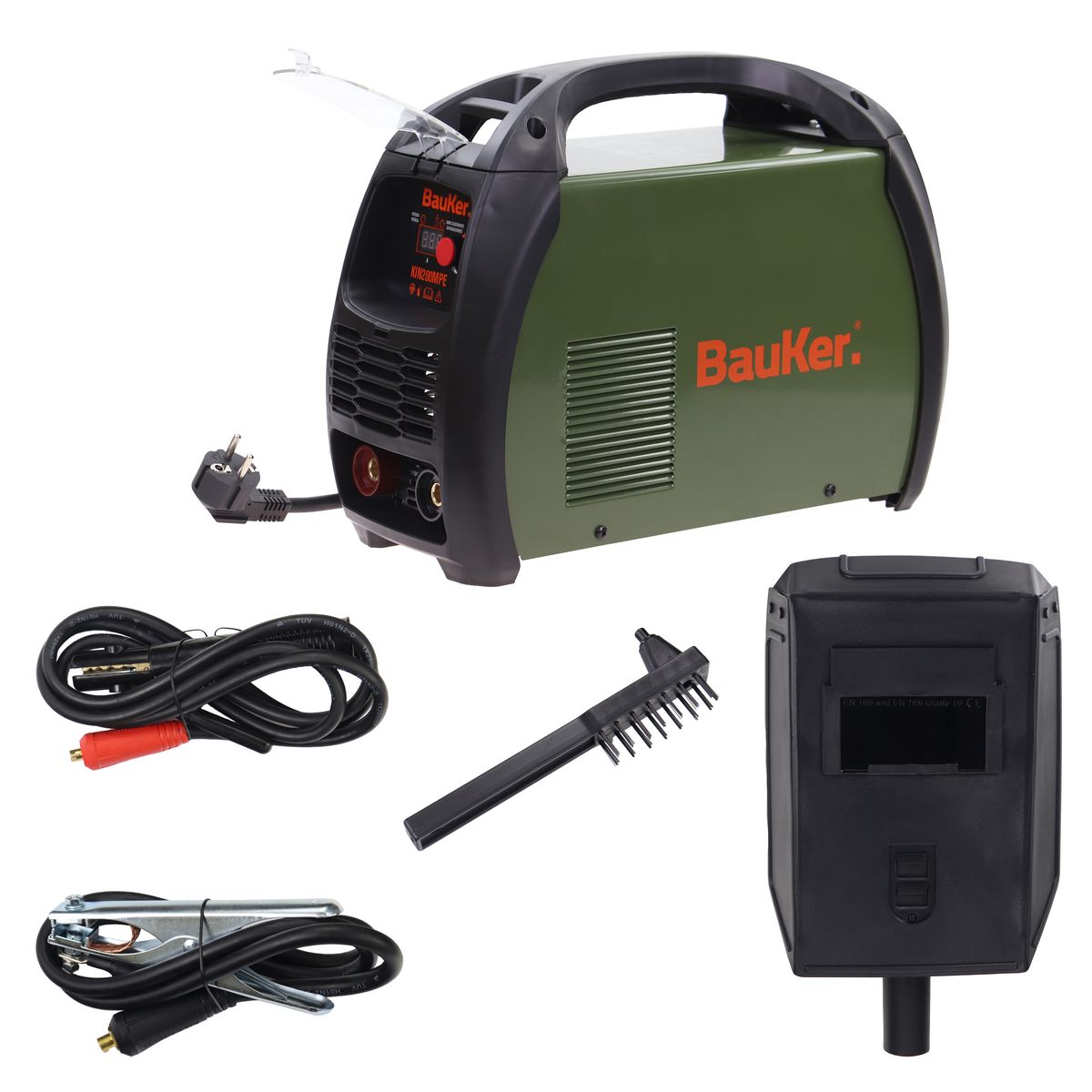 BAUKER - Soldadora Inversor 200AMP 220VP