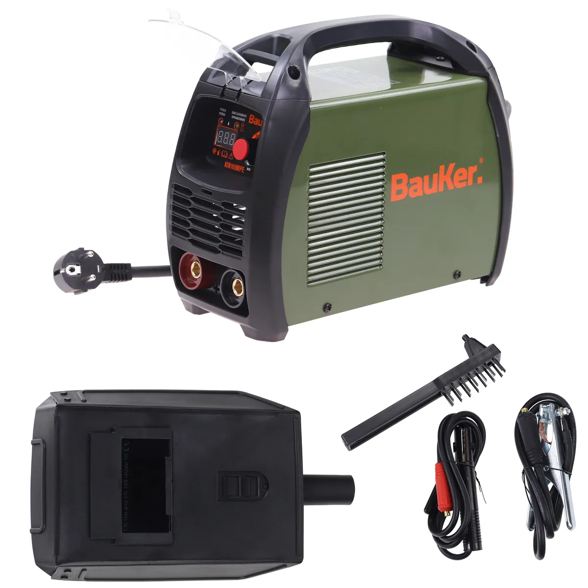 BAUKER - Soldadora Inversor 160AMP 220VP