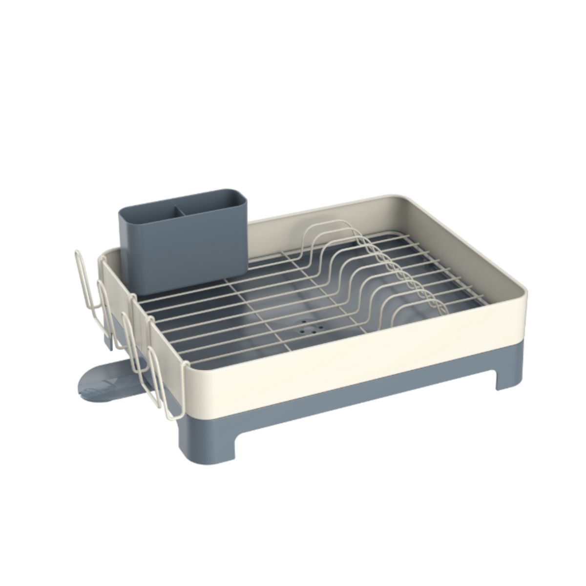 JUST HOME COLLECTION - Secaplato Blanco/Gris 51x32x24.6cm