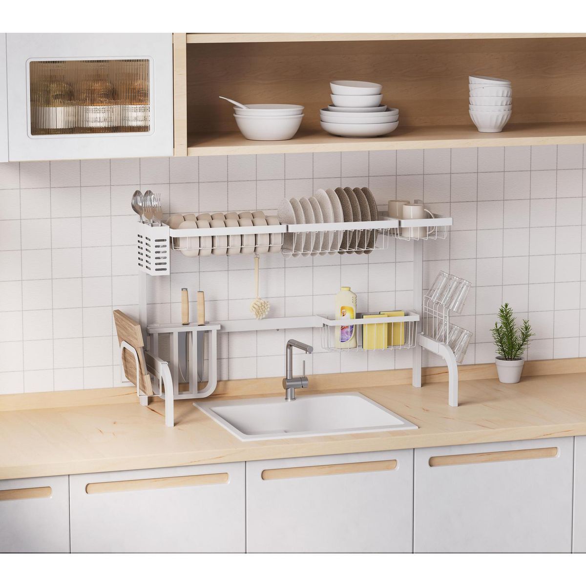 JUST HOME COLLECTION - Secaplato sobre Lavavajilla 2 Niveles