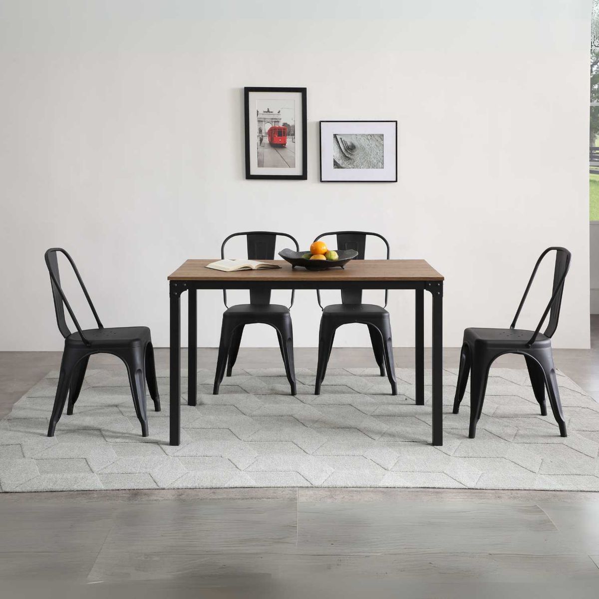 JUST HOME COLLECTION - Juego de Comedor 6 Personas Toolix