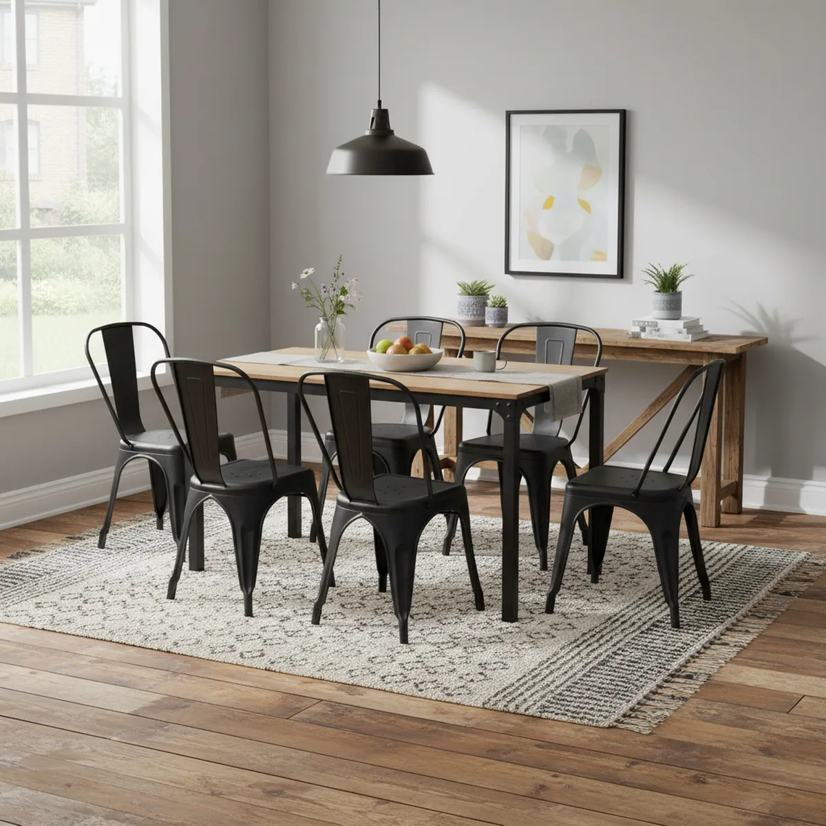 JUST HOME COLLECTION - Juego de Comedor 6 Personas Toolix