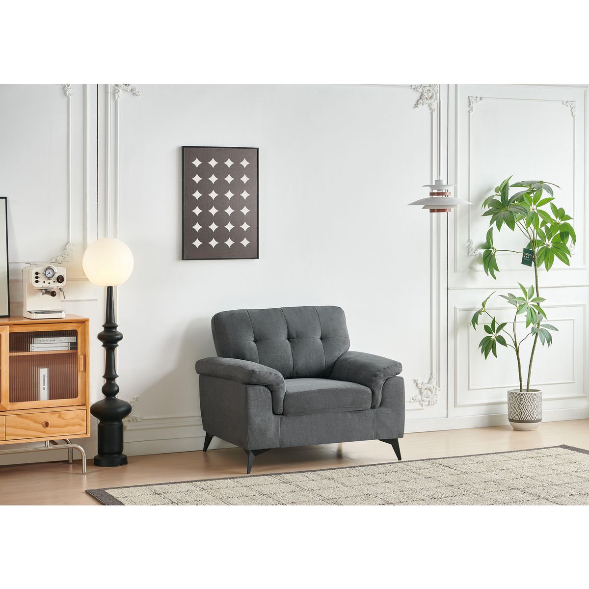 JUST HOME COLLECTION -  6 cuerpos Everest 211x90x87 cm Gris