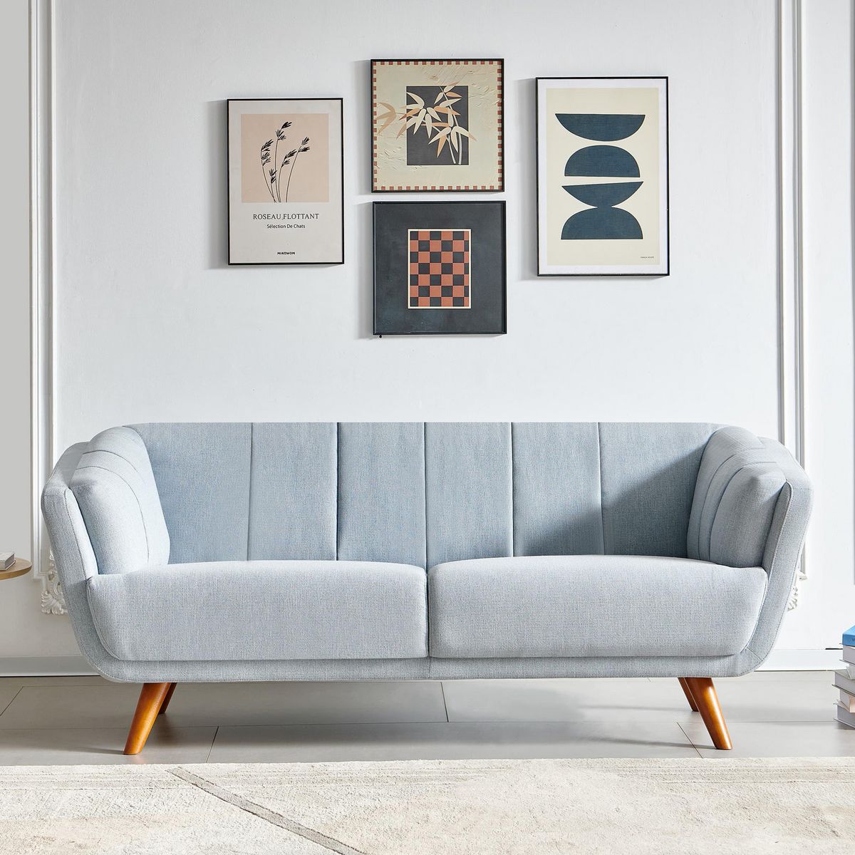 JUST HOME COLLECTION - 3 cuerpos Candice 200x78x86 cm Gris