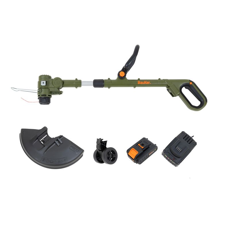 BAUKER - Set Orilladora Inalámbrica 20V + Batería