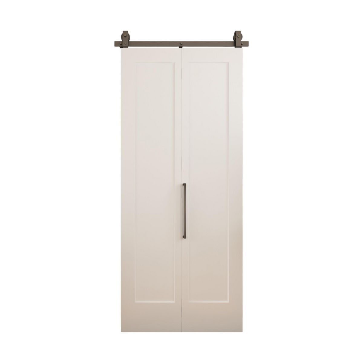 HOLZTEK - Puerta Corrediza Doble Blanca