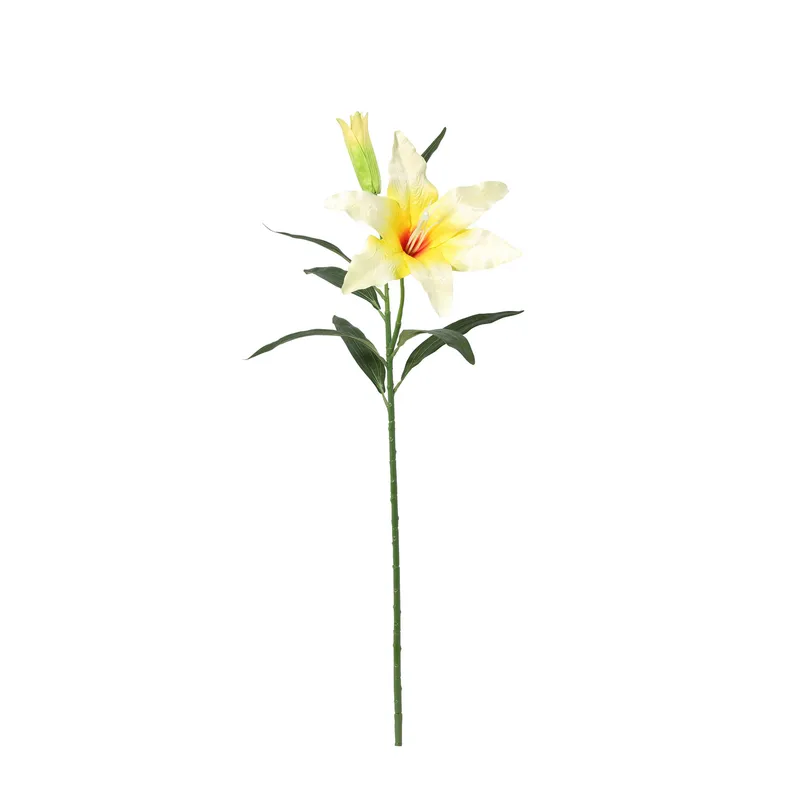 JUST HOME COLLECTION - Vara Lirio Artificial 85 cm Amarilla