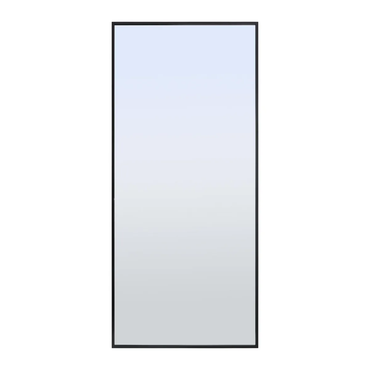 JUST HOME COLLECTION - Espejo Decorativo Rectangular Negro 80x180cm