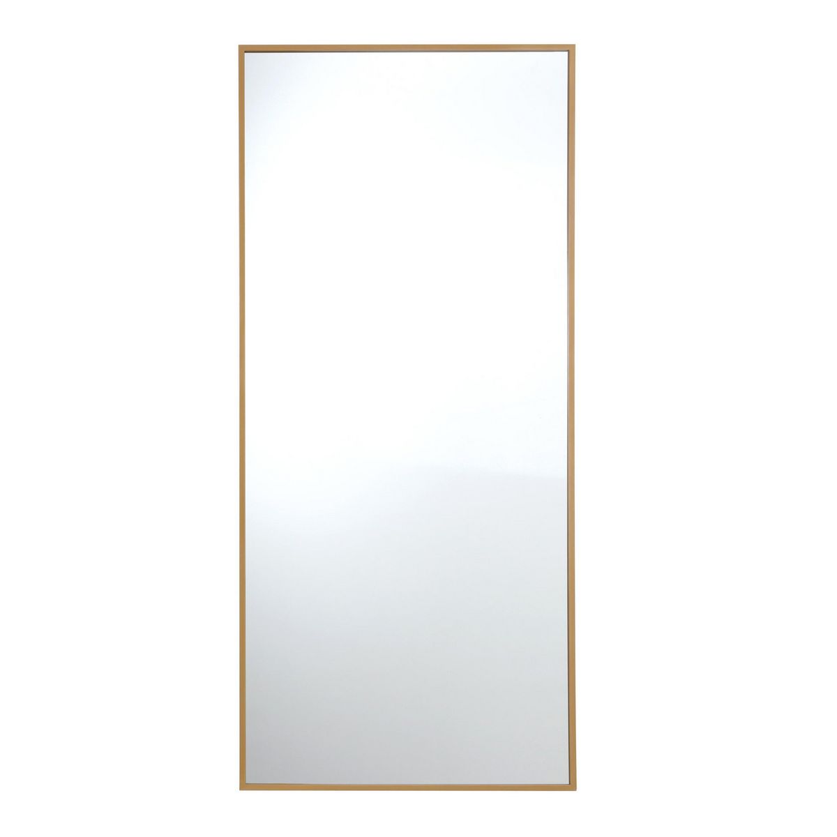 JUST HOME COLLECTION - Espejo Decorativo Rectangular Dorado 80x180cm