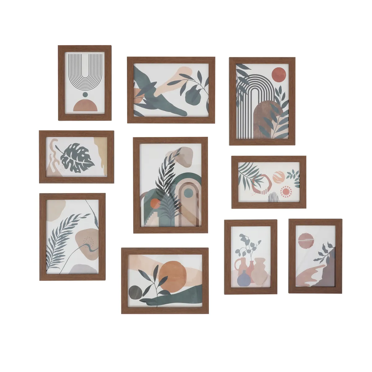 JUST HOME COLLECTION - Set 10 Marcos de Foto Natural