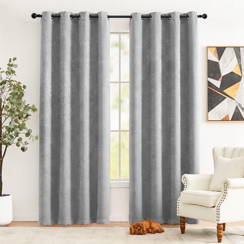 JUST HOME COLLECTION - Cortina Blackout Gris 140x220cm