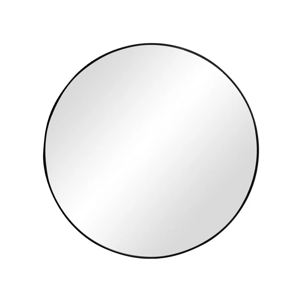 JUST HOME COLLECTION - Espejo Redondo Negro 120cm