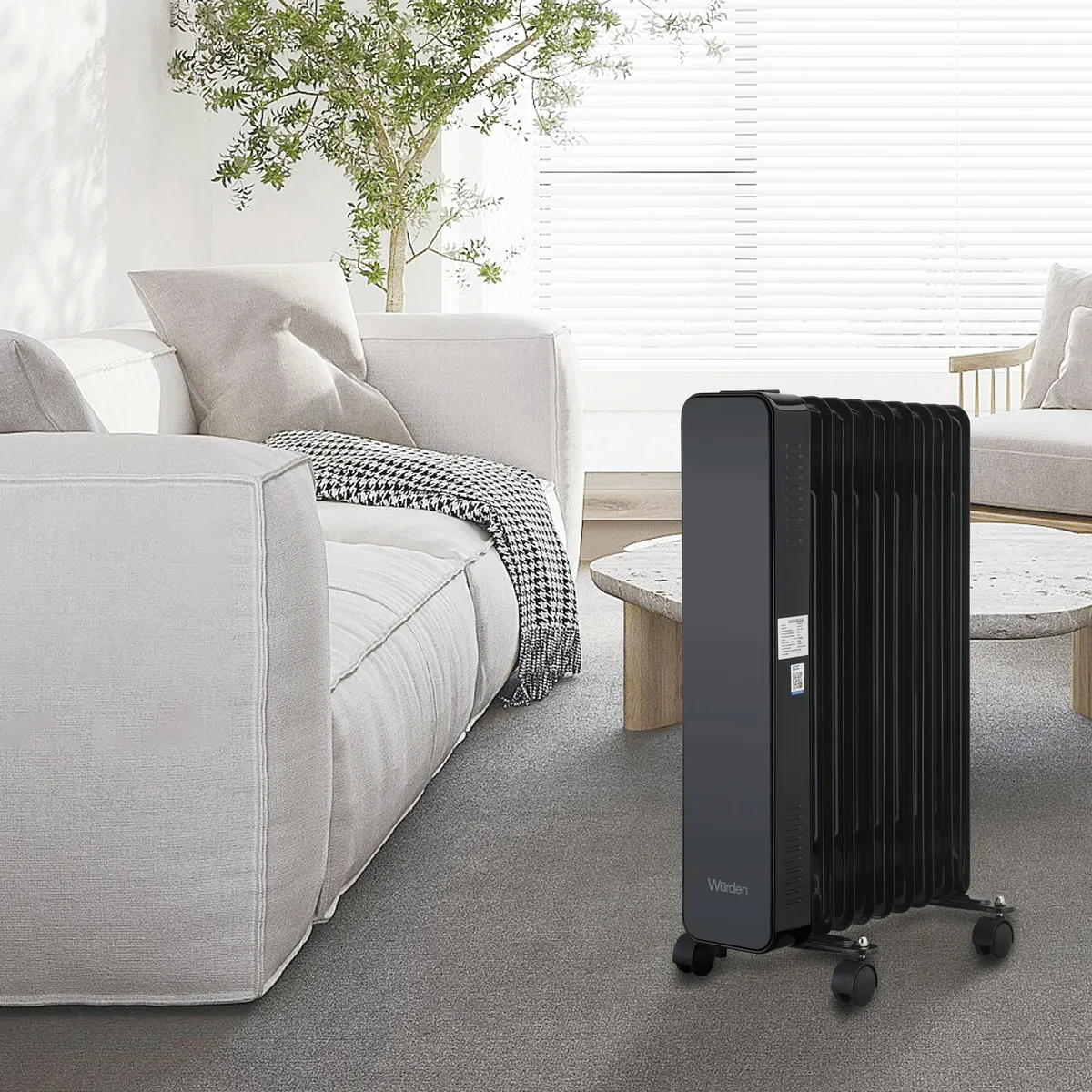 WURDEN - Calefactor Óleo Digital 2000W