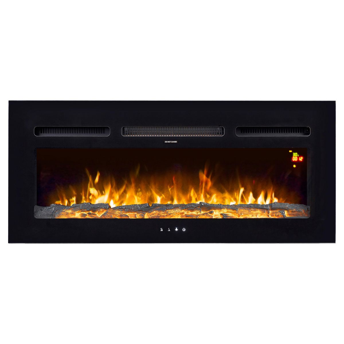 WURDEN - Chimenea Eléctrica de Pared Wurden 2000W 25m2 EF140FNR