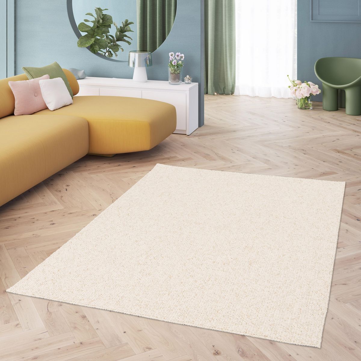 JUST HOME COLLECTION - Alfombra Pablo 160X230 Cm Crema