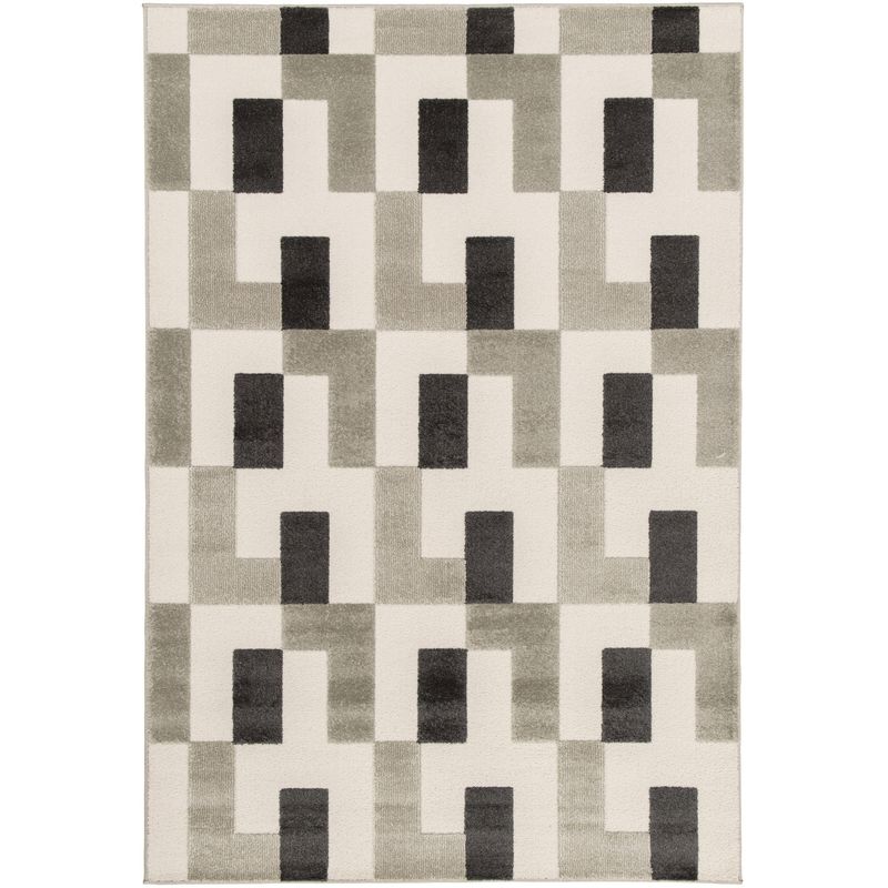 JUST HOME COLLECTION - Alfombra Brera Block 120x170cm Gris