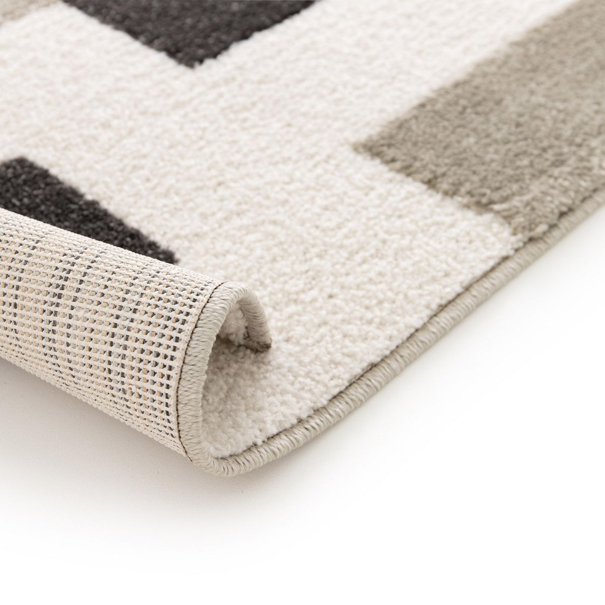 JUST HOME COLLECTION - Alfombra Brera Block 120x170cm Gris