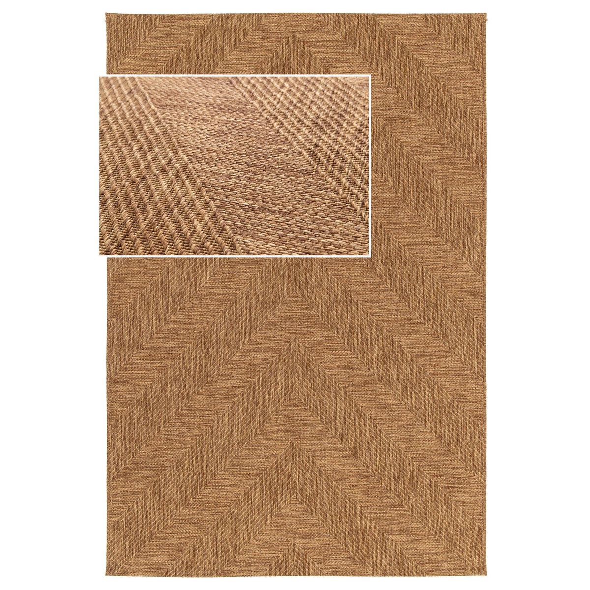 JUST HOME COLLECTION - Alfombra Jack 160x230 cm Café