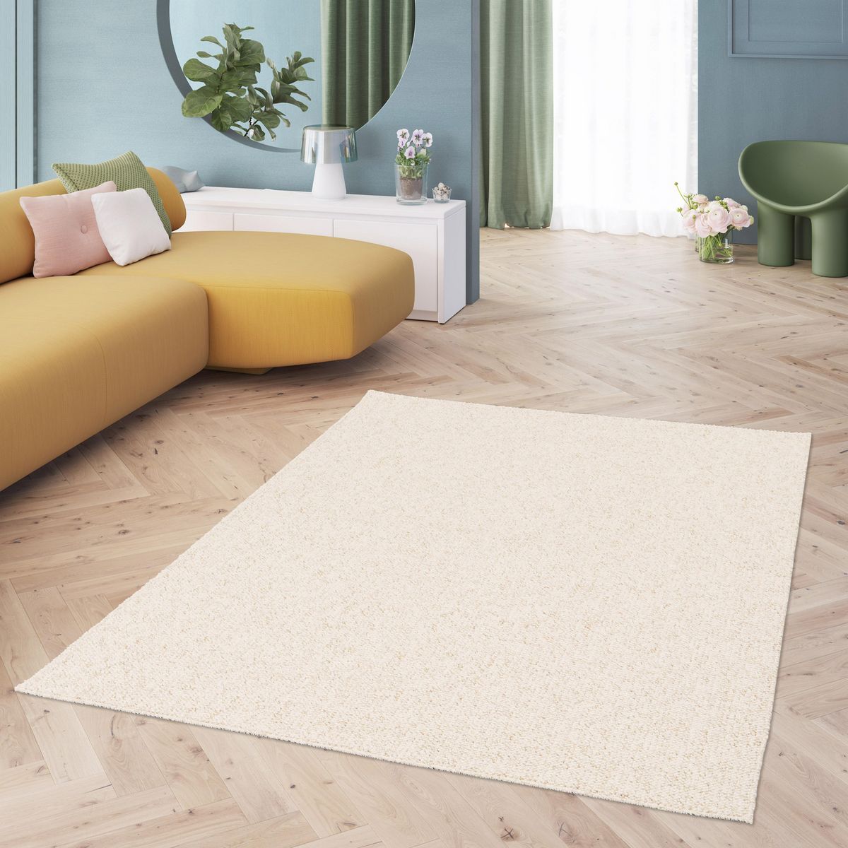 JUST HOME COLLECTION - Alfombra Pablo 200X290 Cm Crema