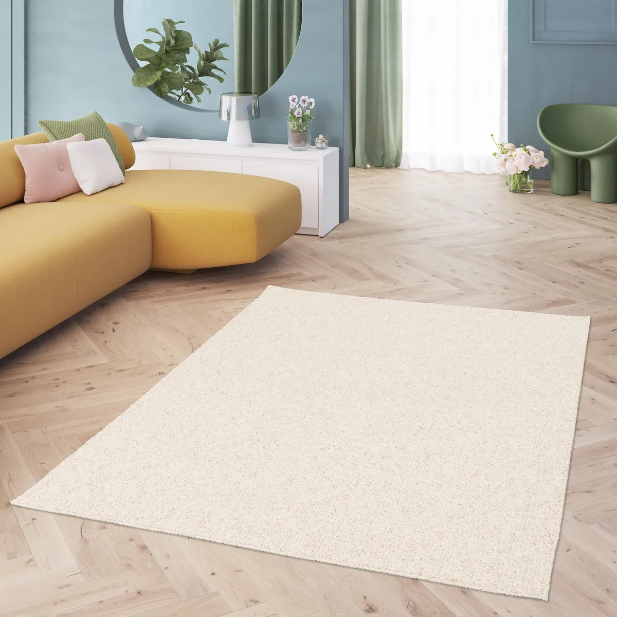 JUST HOME COLLECTION - Alfombra Pablo 120X170 Cm Crema