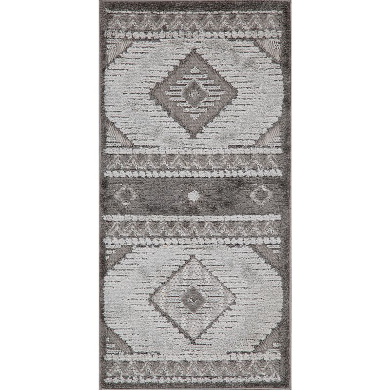 JUST HOME COLLECTION - Alfombra Chiara Gris 57x110cm