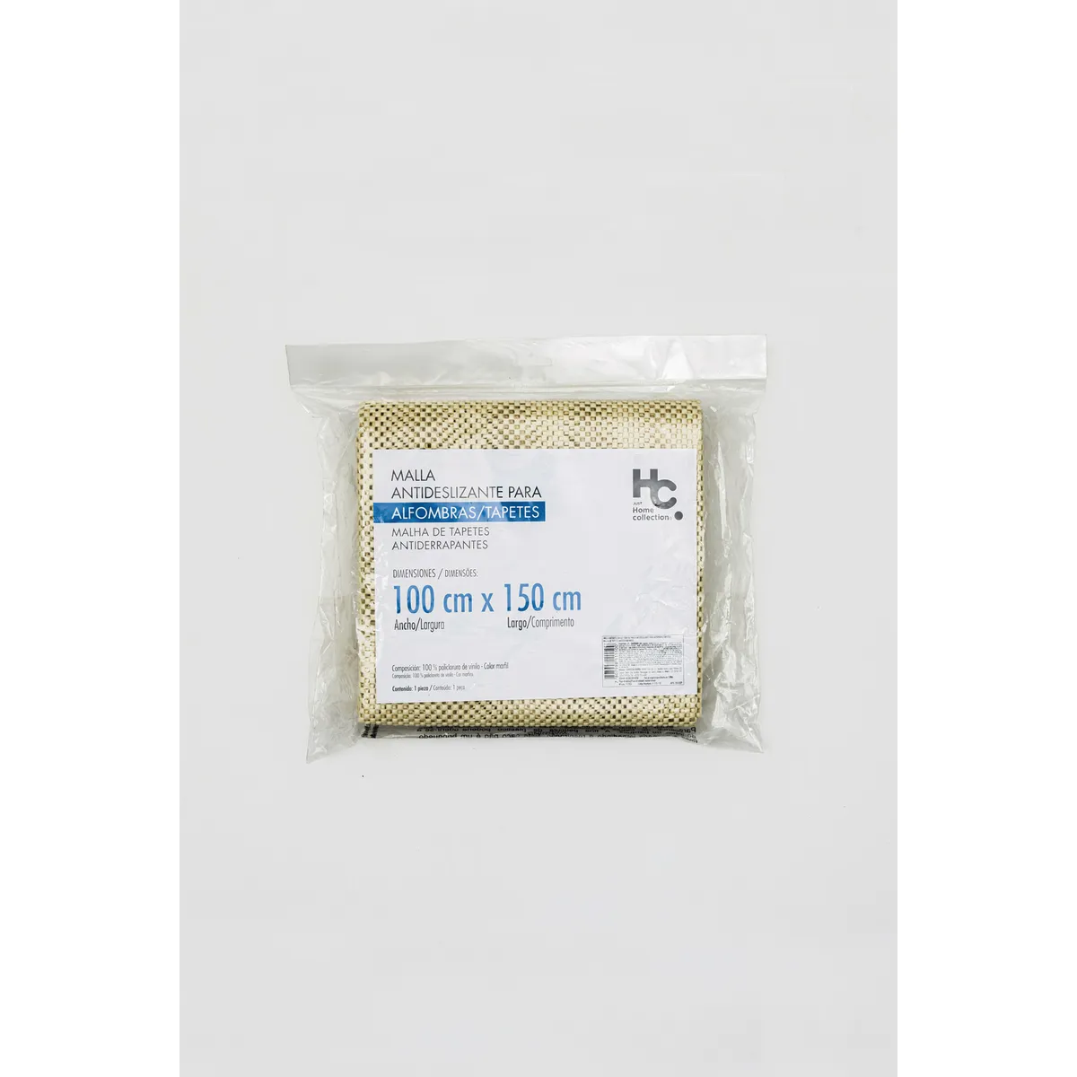 JUST HOME COLLECTION - Malla Antideslizante para Alfombra 100x150cm
