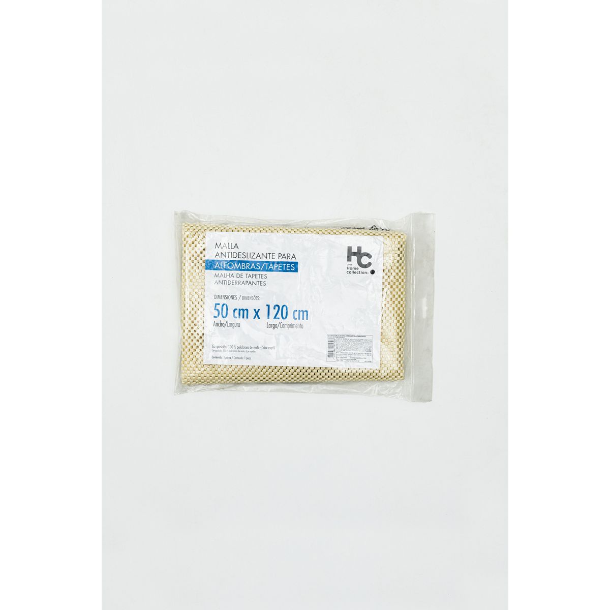 JUST HOME COLLECTION - Malla Antideslizante para Alfombras 50x120cm