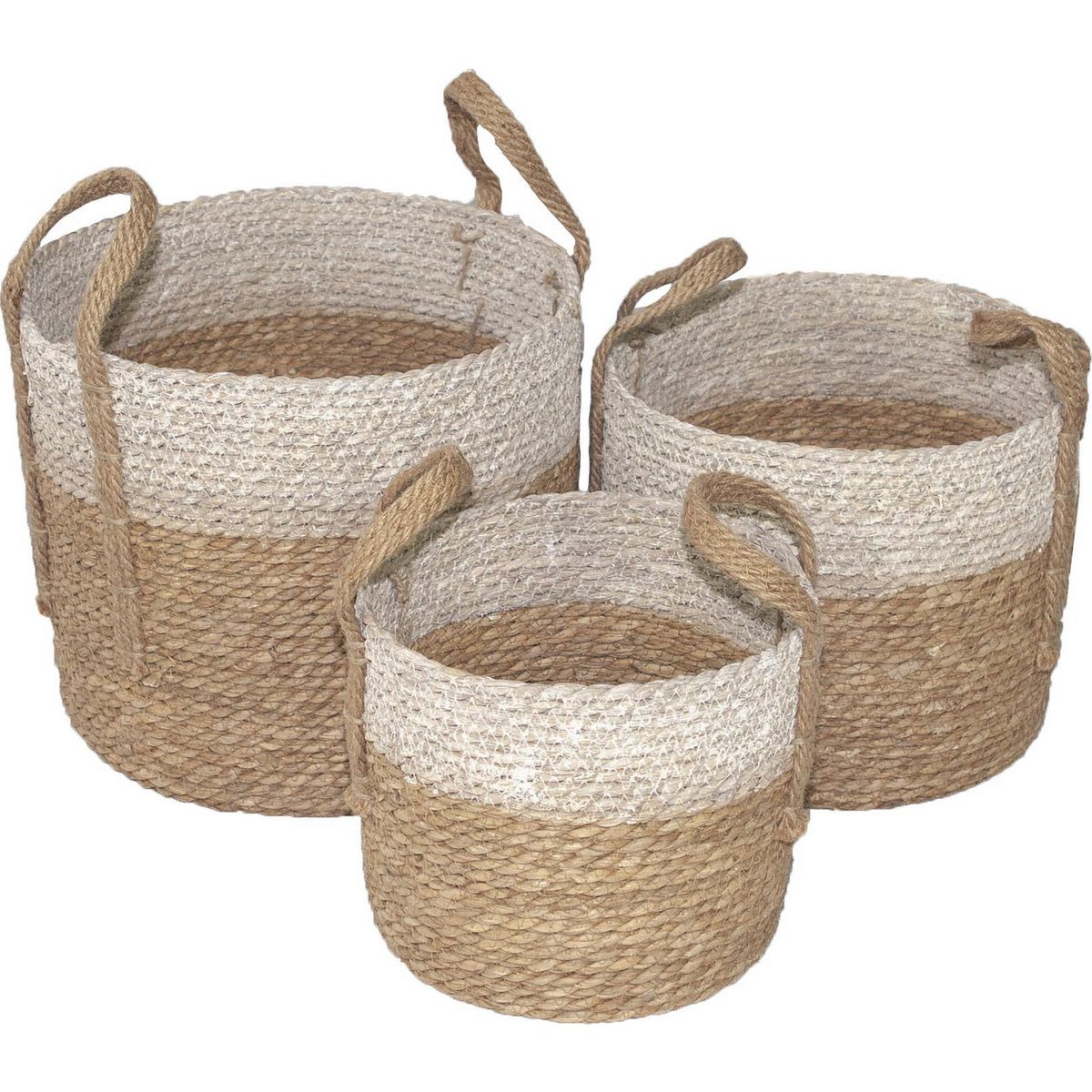 JUST HOME COLLECTION - Set 3 Canastos Boading