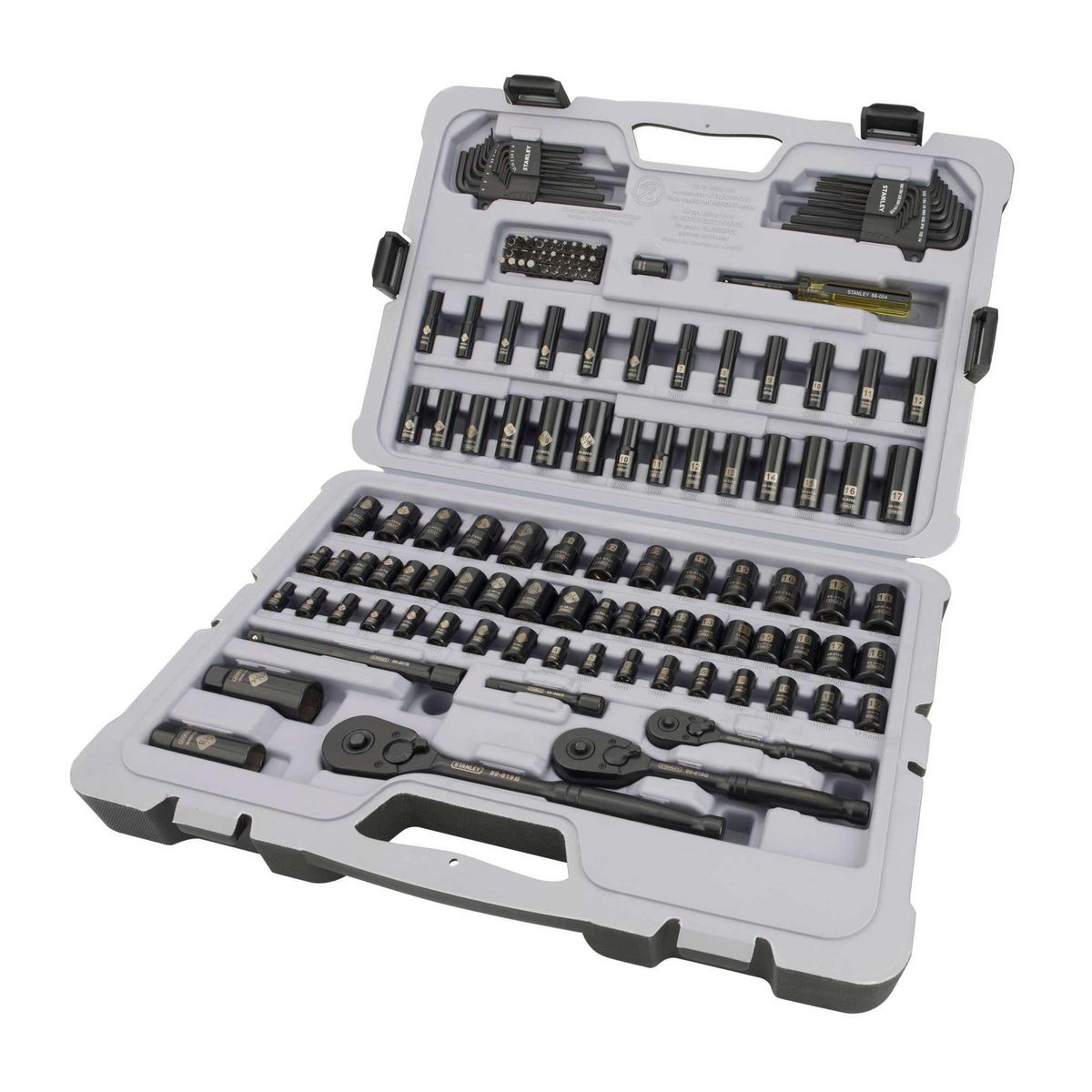 STANLEY - Juego de Herramienta Mecánicas 143 Piezas Stanley