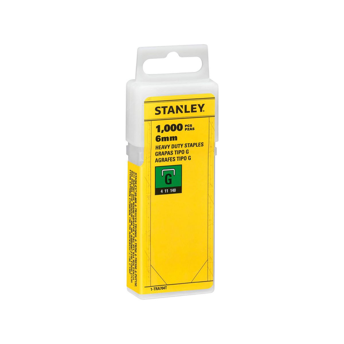 STANLEY - Grapas para Trabajo Pesado Corona 1/4