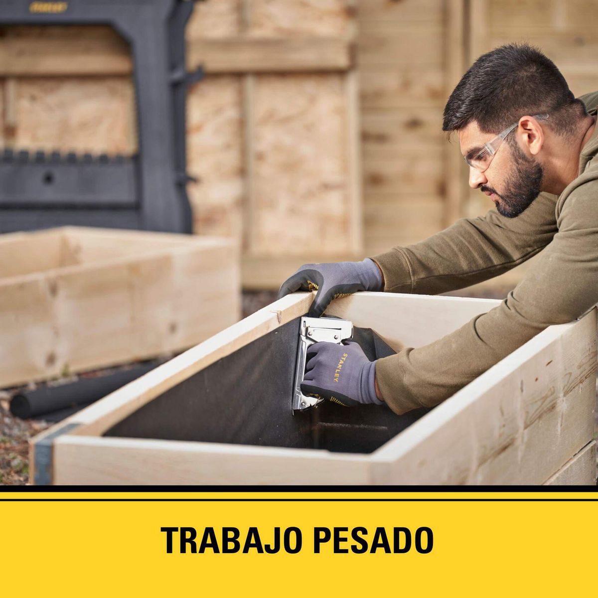 STANLEY - Grapas para Trabajo Pesado Corona 1/4