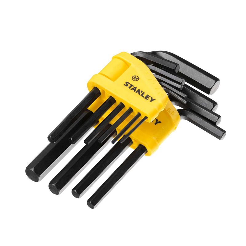 STANLEY - Juego de Llaves Hexagonales Métricas
