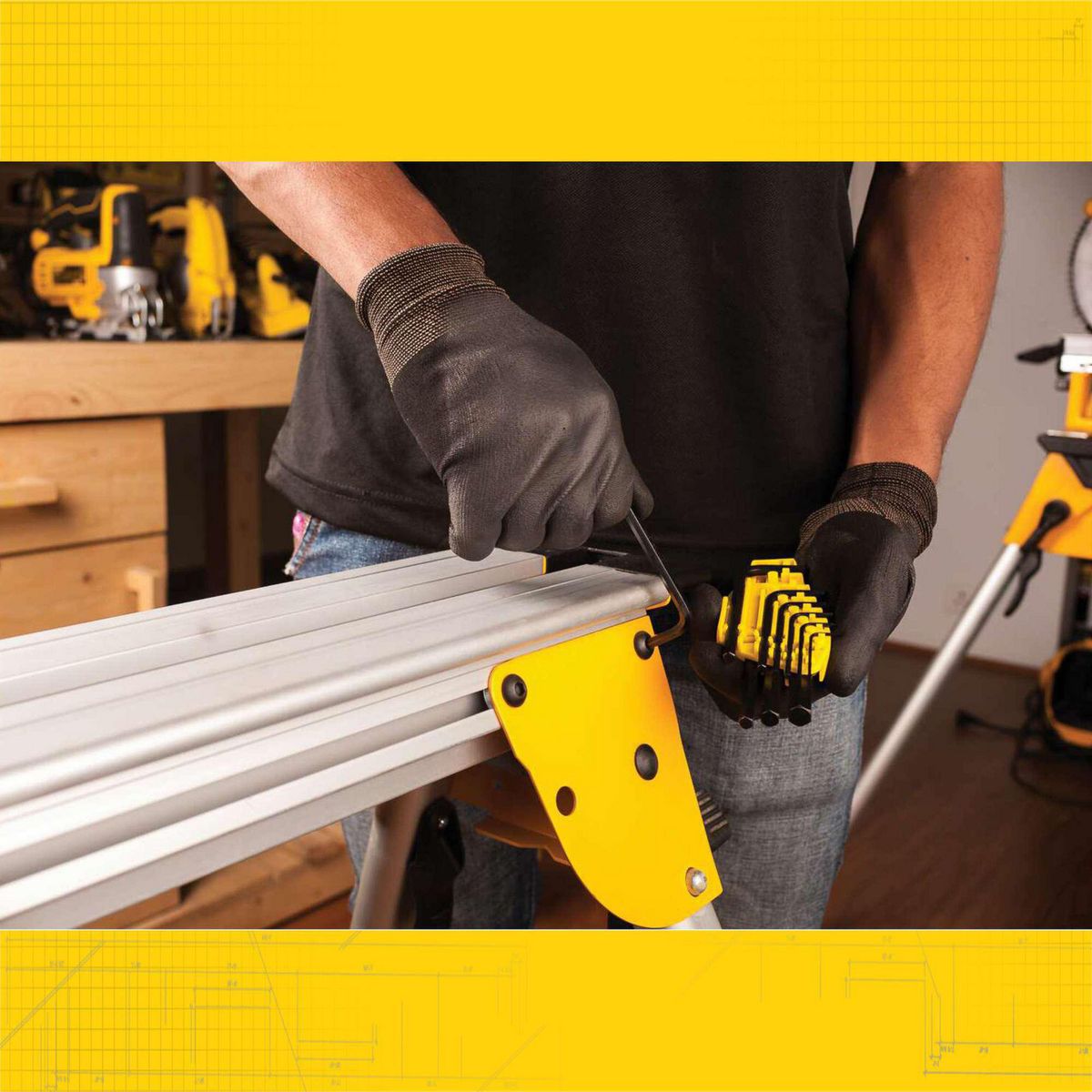 STANLEY - Juego de Llaves Hexagonales Métricas