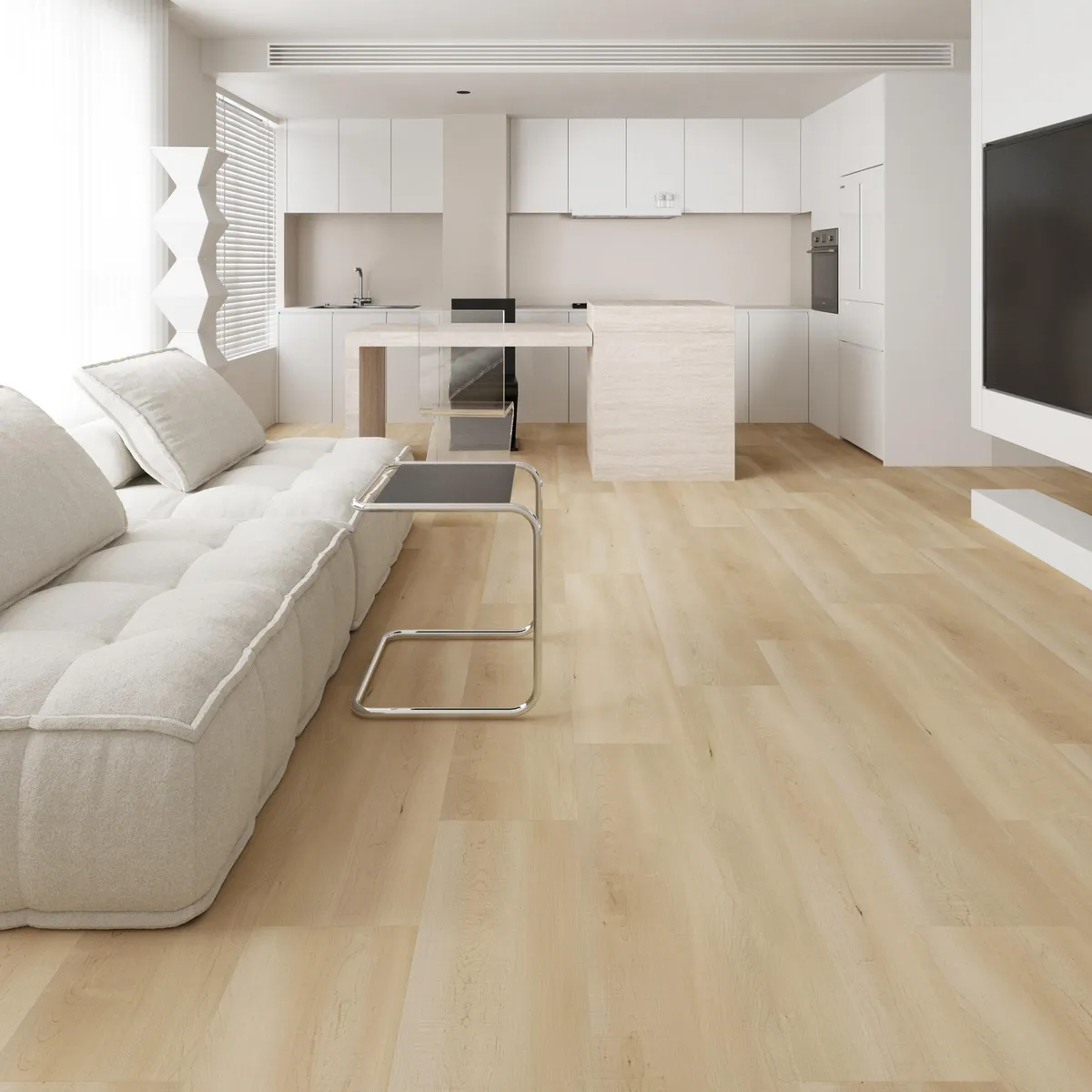 HOLZTEK - Piso SPC Maple 4 mm 30.5x122 cm 2.6m2