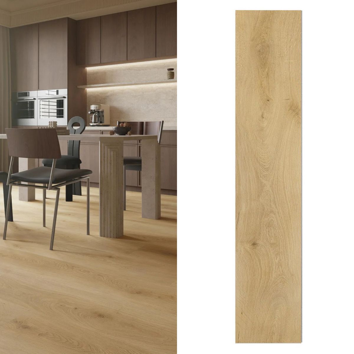 HOLZTEK - Piso SPC OAK XL 5 mm 30.5x152 cm 2.32m2