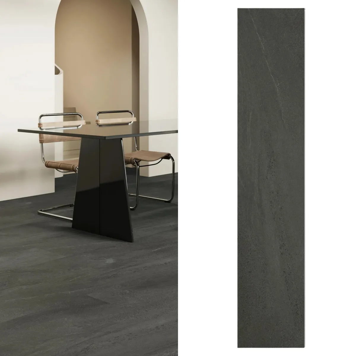 HOLZTEK - Piso SPC Concrete XL 4 mm 30.5x152 cm 2.79m2