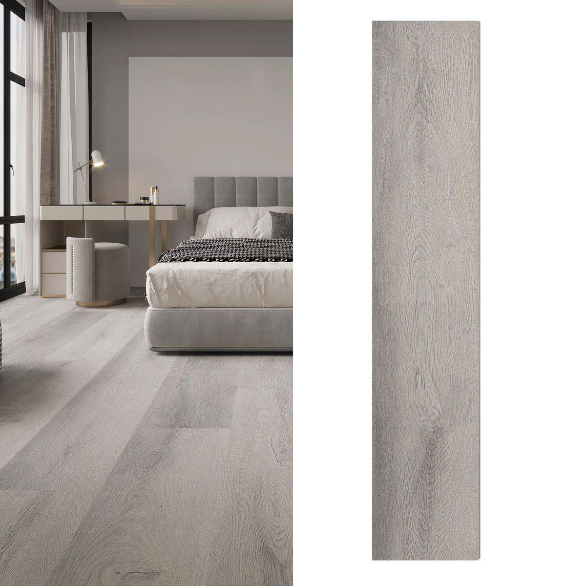 HOLZTEK - Piso SPC Betula Birch 5 mm 30.5x152 cm 2.32m2