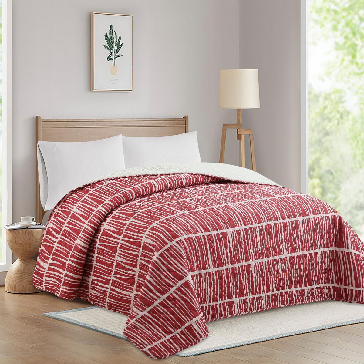 JUST HOME COLLECTION -  2 plazas Sherpa Terracota