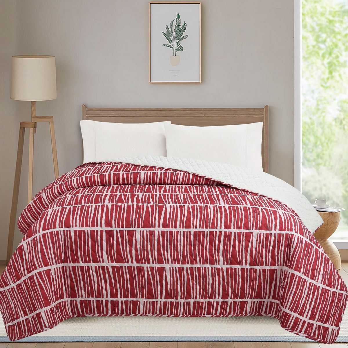 JUST HOME COLLECTION -  2 plazas Sherpa Terracota