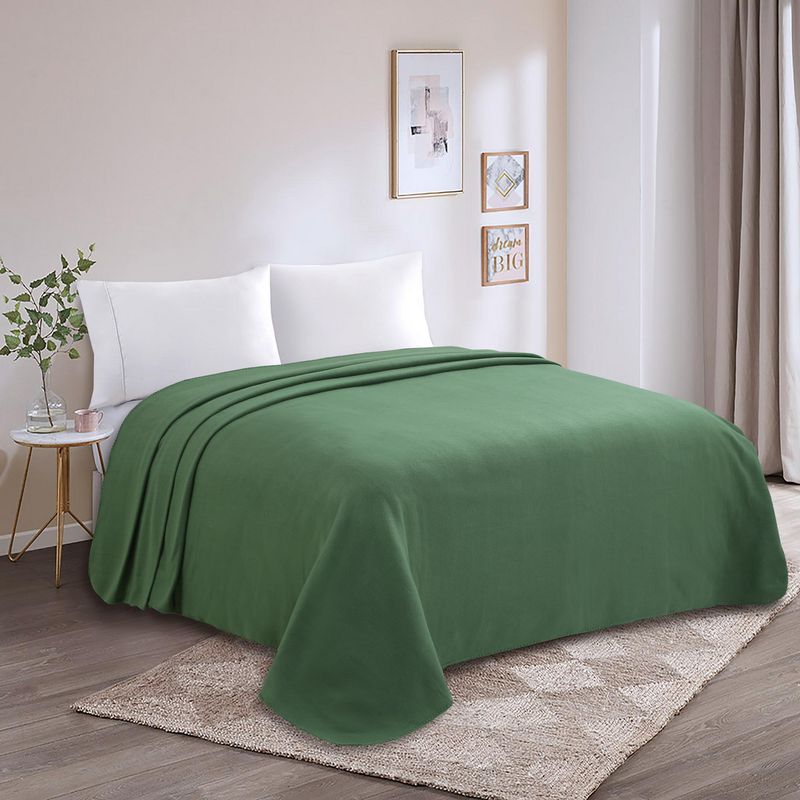 JUST HOME COLLECTION - Frazada Polar Verde 195x220cm