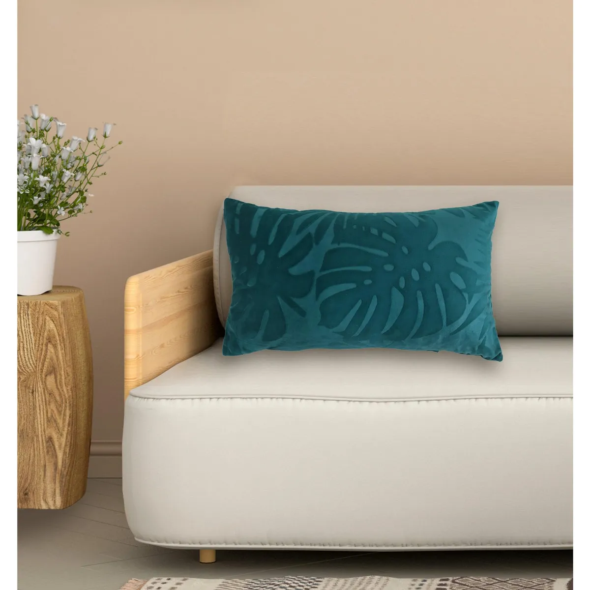 JUST HOME COLLECTION - Embossed 50x30 cm Verde oliva