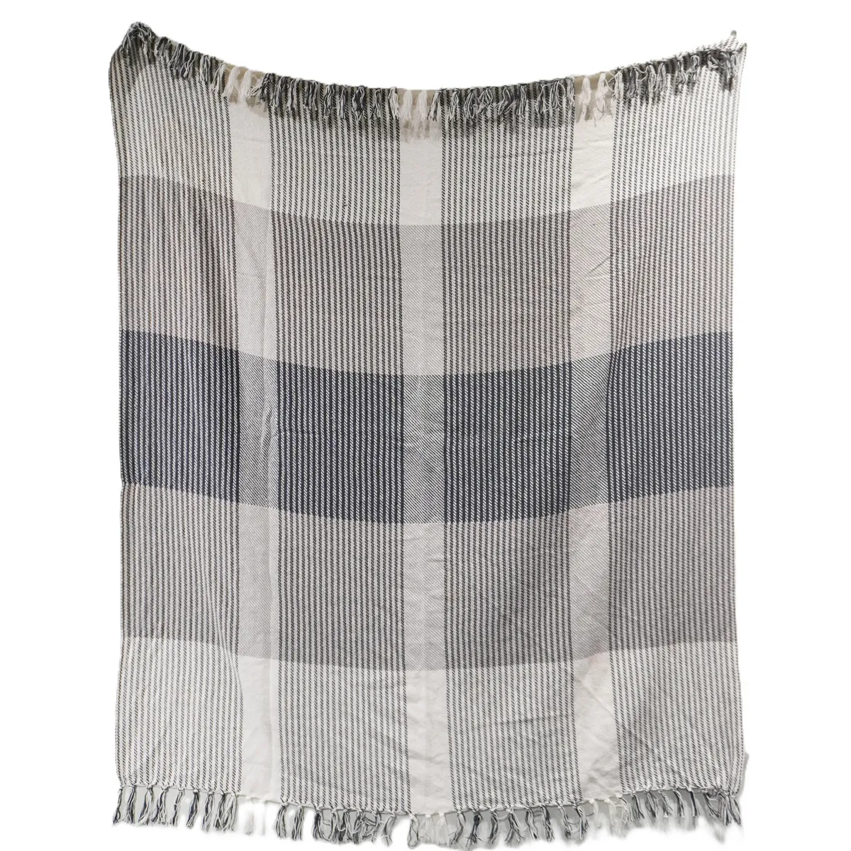 JUST HOME COLLECTION - Woven Especial Negro/Blanco