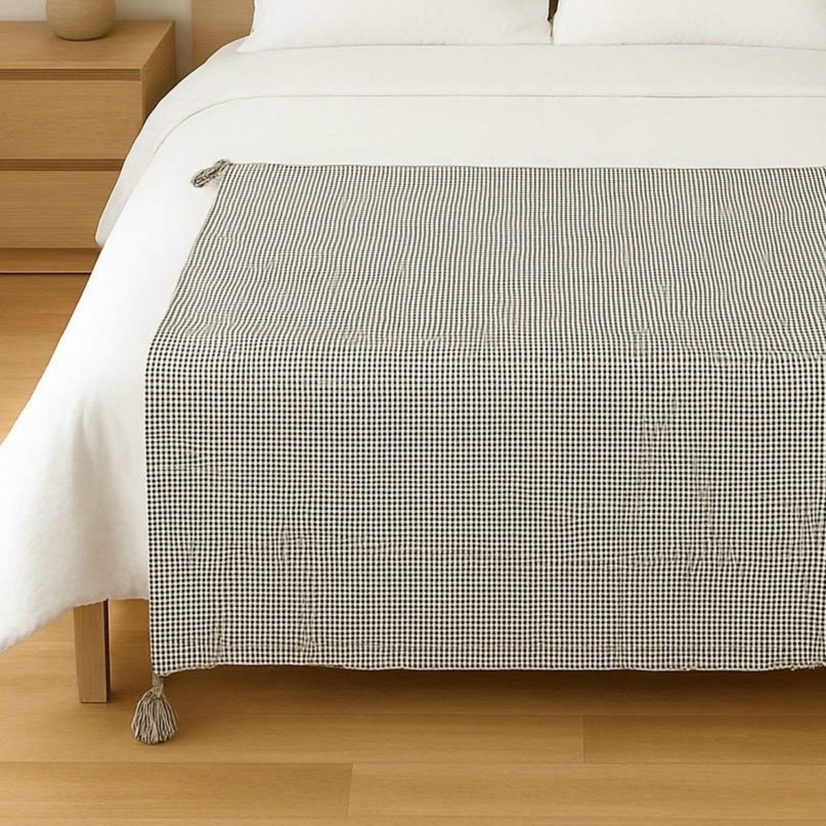 JUST HOME COLLECTION - Texture Especial Negro/Blanco