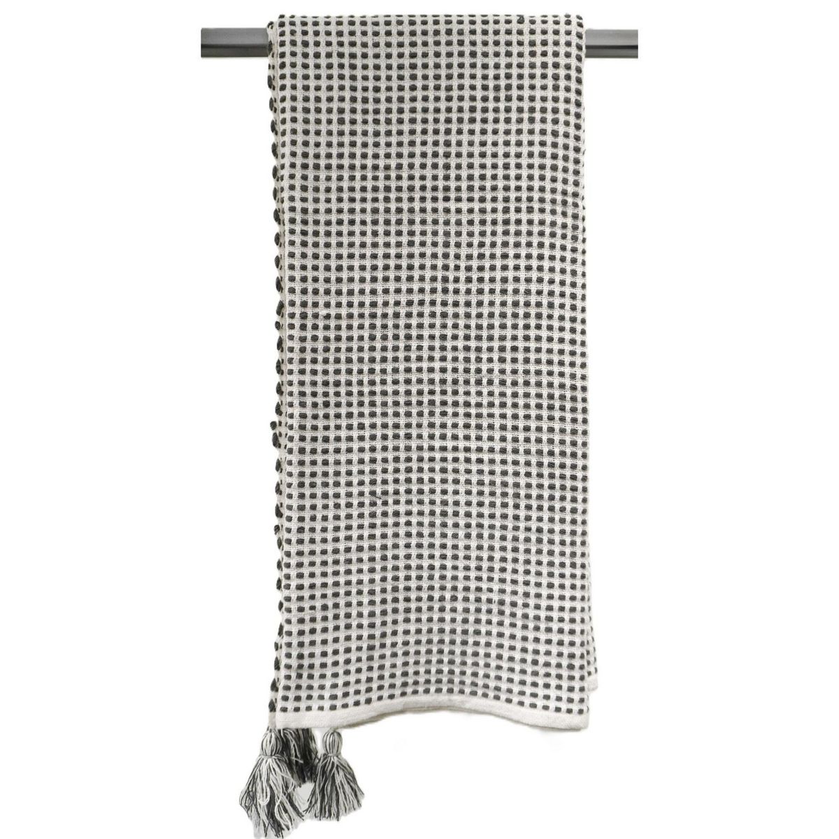 JUST HOME COLLECTION - Texture Especial Negro/Blanco